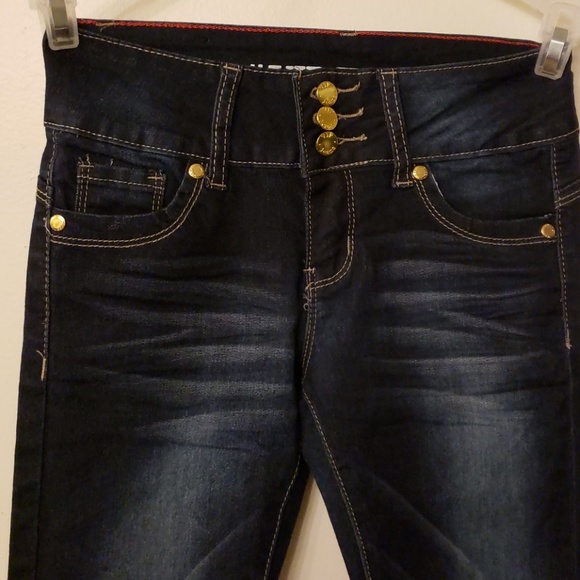 Girl's Skinny legged jeans SZ 8 R - Picture 3 of 4